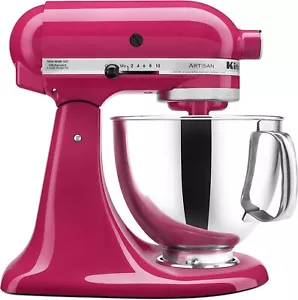 New KitchenAid KSM150PSCB Artisan Series 5-Qt. Stand Mixer, Cranberry - Picture 1 of 3
