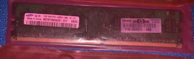 Lot 8 Samsung 1GB 1Rx8 PC2-6400U DDR2-800MHz (M378T2863QZS-CF7) 404574-888. - Image 1 of 2