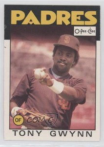 1986 O-Pee-Chee Tony Gwynn #10 HOF