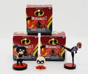 Jakks Disney's INCREDIBLES 2 Series 1 Blind Box Mini Figures Lot Of 3 - Picture 1 of 2
