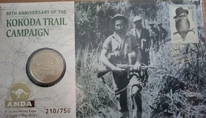 Kokoda Trail Campaign $1.00 coin. 2010 ANDA PNC Limited Edition Of 750 - Picture 1 of 6