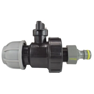 COST WISE Mdpe Water Supply Pipe Outlet Valve to Garden Hose Fitting,FOR 20,25+ 32mm PIPE