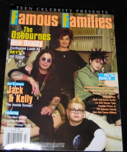 '02 Famous Families OZZY OSBOURNE (Black Sabbath) Liv & Steven Tyler (AEROSMITH) - Foto 1 di 4