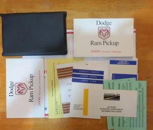 2000 Dodge Ram Truck Owners Manual Set 1500 2500 3500 2wd 4x4 warranty OeM - Picture 1 of 1