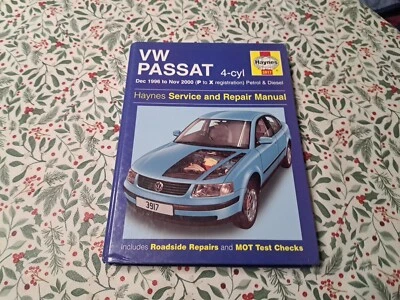 HAYNES VW PASSAT 1996-00 HAYNES WORKSHOP MANUAL 3917 GOOD USED COND inc FREE P&P - Image 1 of 4