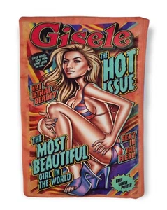 Gisele Bundchen Vintage Retro Pin Up Tablet & EBook Reader Case Bag Suede Fabric - Picture 1 of 2