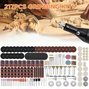 217PCS Rotary Tool Accessories Kit Sanding Cutting Polishing Grinder for Dremel - Picture 1 of 12
