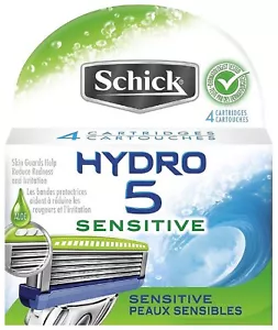 Schick Hydro 5 SENSITIVE Refill Razor Blade, 4 Cartridges - Picture 1 of 1