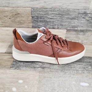Cole Haan GrandPro Crew Mens Shoes Sz 8 M British Tan Ivory Leather Sneakers - Picture 1 of 12