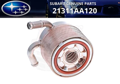 SUBARU Genuine 21311AA120 Impreza WRX STI Forester  OIL COOLER COMPLETE OEM - Image 1 of 4