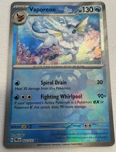 Vaporeon (Master Ball Pattern) 022/131 Sv: Prismatic Evolutions Holo - Picture 1 of 3