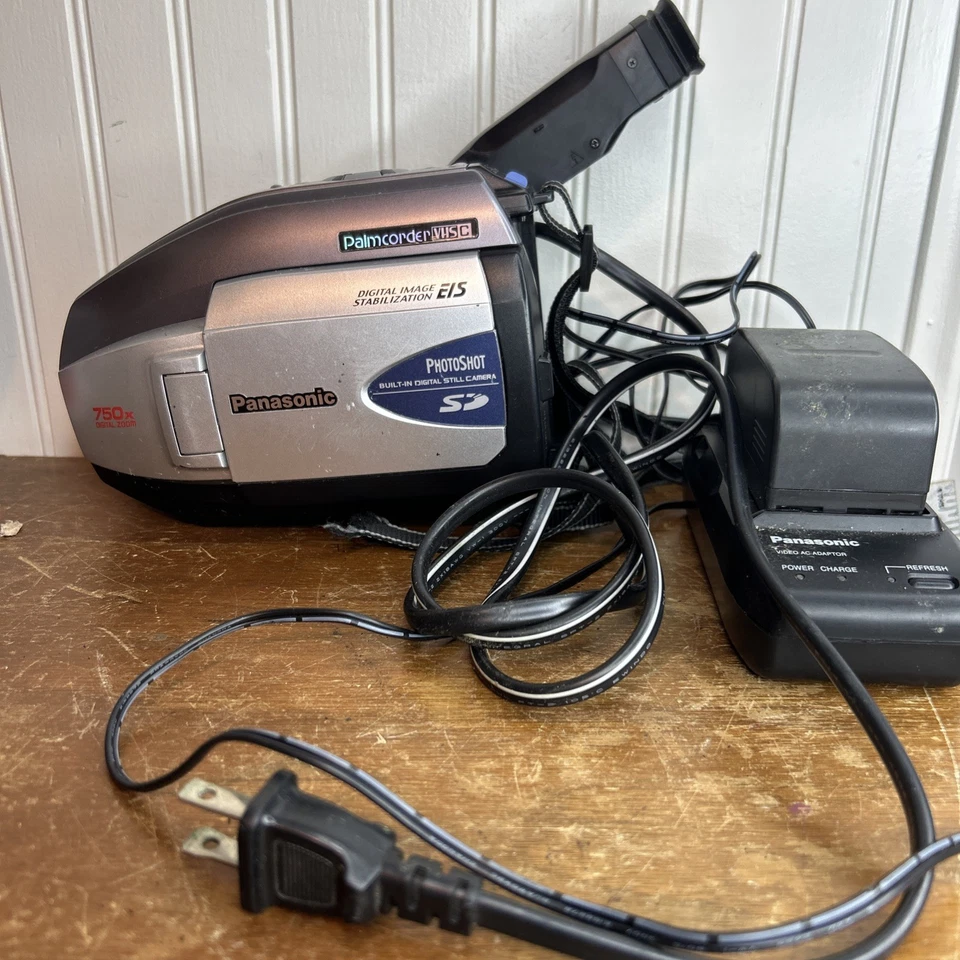 Panasonic PV-L452D Palmcorder ONLY VHSC 750 Digital Zoom *Read - Image 1 of 1