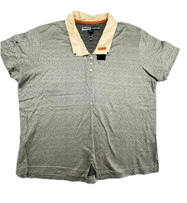 Jamie Sadock Golf Shirt Women’s Large Beige Cotton Knit Short Sleeve Polo - Image 1 of 4