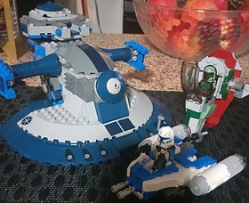 LEGO Star Wars: Armored Assault Tank (AAT)8018) ,Y WING AND  STAR FIGHTER MICROS