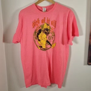 Sick Of It All T-Shirt Pink Punk Rock Tee Gildan Heavy Cotton Unisex Band Merch - Picture 1 of 10