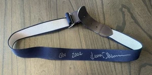 Lenny Harris Signed & Game Used Belt (2002)- Elite CoA - Picture 1 of 3