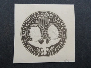 nystamps US Cut Square Stamp # U351 Mint H         N21x4262 - Picture 1 of 2