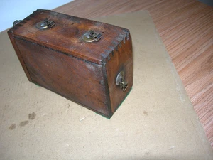 Antique Ford Model T ignition coil wood buzz box, Repaired & Tested - Picture 1 of 6