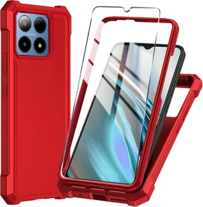 Für Boost Summit 5G Handyhülle mit Hartglas Displayschutzfolie, Slim Soft Si - Bild 1 von 12