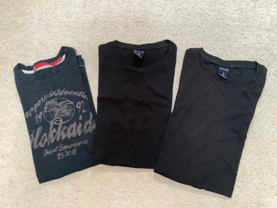 3TShirts Gr. S, schwarz - Bild 1 von 1