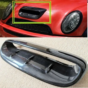 R53 MINI Cooper S JCW Raised Bonnet Hood Scoop High Flow VTX Style Carbon Fibre - Picture 1 of 8