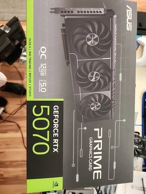 ASUS NVIDIA GeForce RTX 5070 TUF Gaming OC Edition 12GB GDDR7 - SEALED  - Image 1 of 4