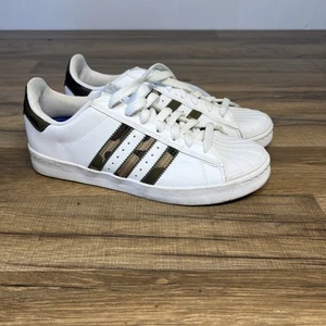 Adidas Superstar Vulc ADV Zapatos Hombres Talla 6.5 Blanco Camuflaje Monopatín 2017 BY3943 - Imagen 1 de 17