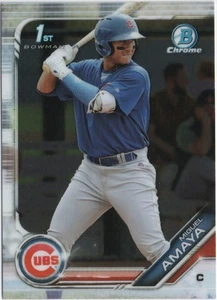 Miguel Amaya 2019 BOWMAN BASEBALL Chrome Prospects 1st Bowman #BCP-35 Cubs - Picture 1 of 2
