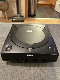 Sega Dreamcast In Custom Black Shell Console Only Working. Great Condition