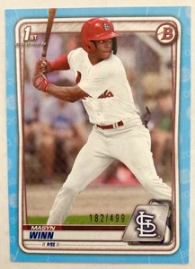 Bowman Draft 2020 #BD-59 MASYN WINN Sky Blue/499 1st Bowman Cardinals SP - Imagen 1 de 2
