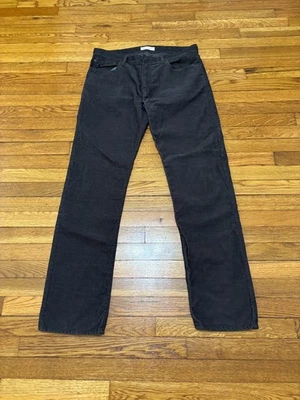 Calça masculina de veludo Gap 1969 tamanho 34x34 marrom perna reta algodão casual preppy - Imagem 1 de 4