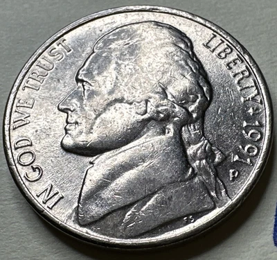 1991 P Jefferson Nickel 5 CENTS 1699X - Image 1 of 3