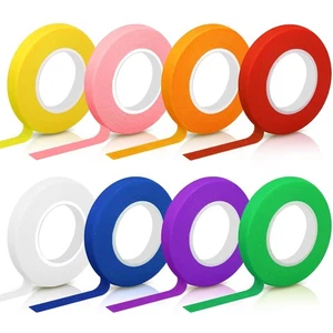 8 x Kreppband Malerband, 10MM*20M Klebeband Art Deko Klebeband, DIY Masking Tape - Bild 1 von 7