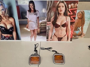 1963 Ford Fairlane 500 Sports Coupe front bumper turn signals parking lights - Picture 1 of 4