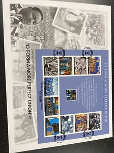FDC 3937 To Form a More Perfect Union Souvenir Sheet FD Of Issue ArtCraft - Picture 1 of 2
