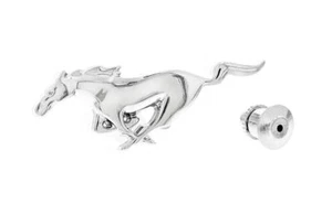 Pin de solapa de cromo Ford zinc 3D Mustang caballo - Imagen 1 de 3