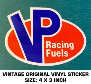 VP RACING FUELS ORIGINAL VINYL STICKER DECAL - DRAG - NHRA - NHRA - Picture 1 of 2