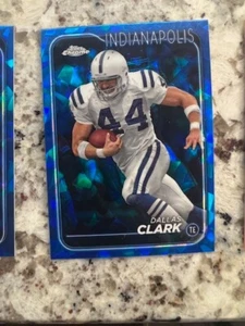 2024 TOPPS CHROME SAPPHIRE NFL CARD INDIANAPOLIS COLTS DALLAS CLARK #88 - Picture 1 of 1
