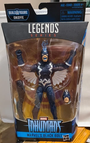 Marvel Legends Inhumans Black Bolt BAF Okoye Cover