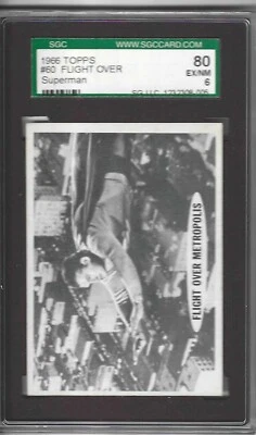 1966 The Adventures of Superman Card #60 - Picture Puzzle - Reduced - EX-NM 6 - Image 1 of 2