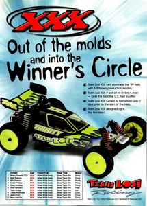 Publicidad impresa de buggy Losi XXX efímera decoración de arte de pared Brian Kinwald - Imagen 1 de 1