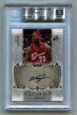 LeBron James 2006-07 SP Signature Edition Signed Auto BGS 8.5 NM-MT Cavaliers