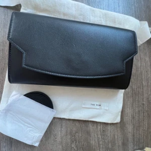 $1595 The Row Black Crossbody Leather Wallet Purse Bag PHW - Picture 1 of 9