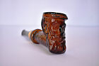 Vintage Avon Bottle Empty Collector's Pipe Glass Deep Woods Aftershave Collectb"