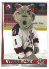 2001-02 Albany River Rats (AHL) Rowdy (mascot)