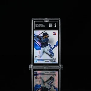 2024 Topps Pristine - Pristine Blue #212 Junior Caminero 41/75 (RC) TAG 9 - Picture 1 of 2