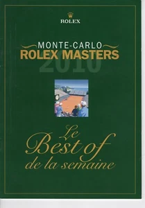 Tennis Programme Monte-Carlo Rolex Masters 2010 - Picture 1 of 2