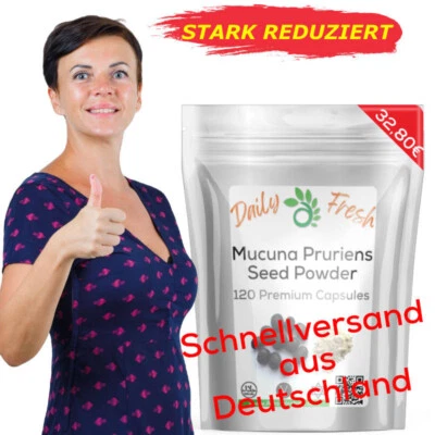ASIA HERBALS 100 % Juckbohne Kapseln aus Mucuna Samen Premium Qualität
