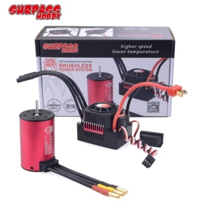 Surpass Hobby Combo Brushless Waterproof  motor 3660 +Esc 60/80A for RC Car 1/10 - Immagine 1 di 4