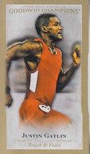 2016 Upper Deck Goodwin Champions Mini #71 Justin Gatlin